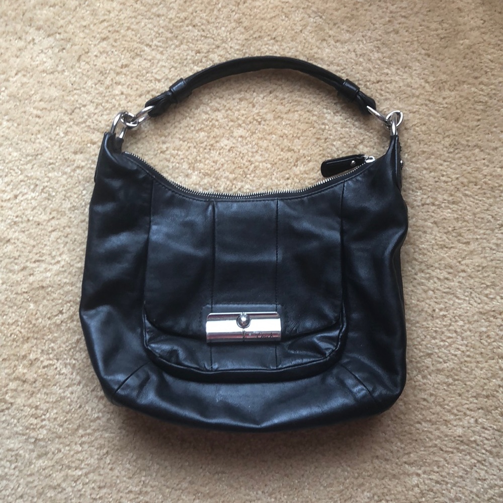 Black coach purse